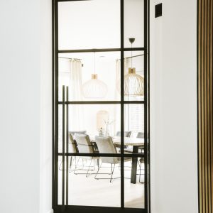 Lofttür/ Metallglastür